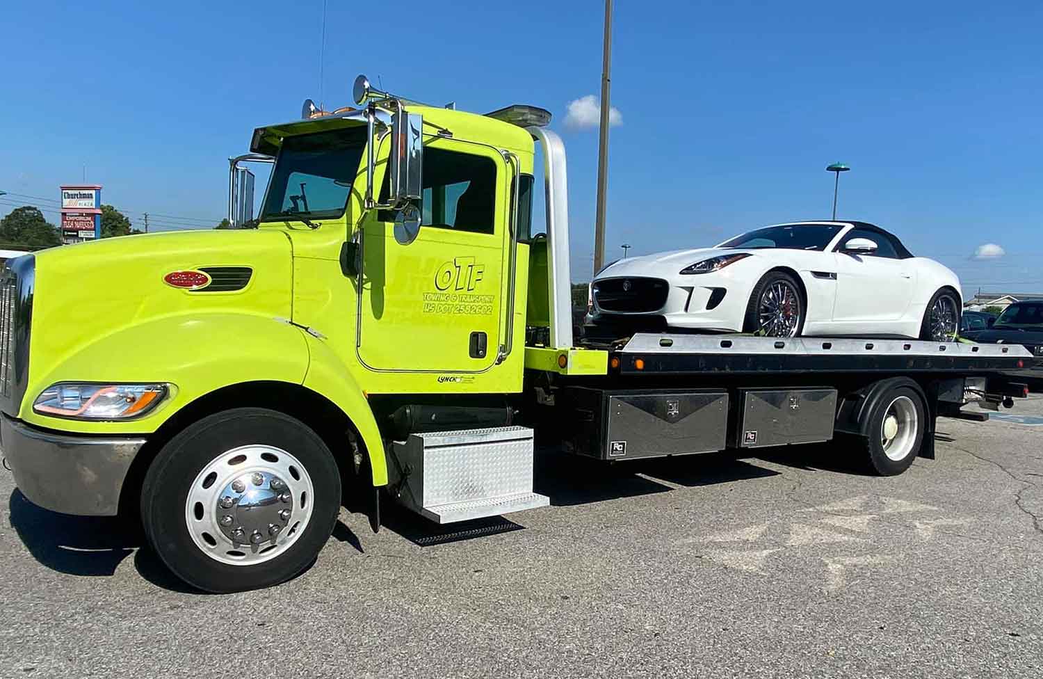 flatbed towing service